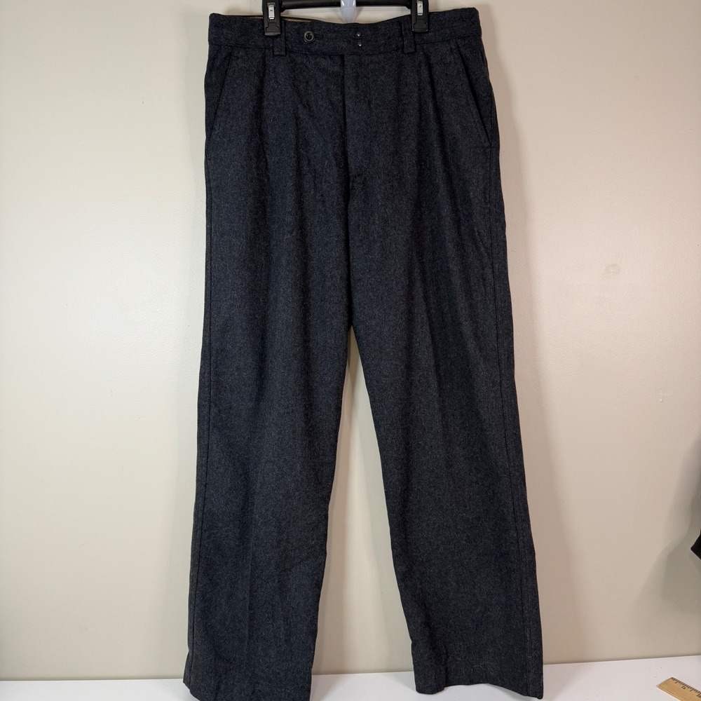 Banana Republic Wool Dress Pants 33x32 Preppy Winter Elevated Business Office